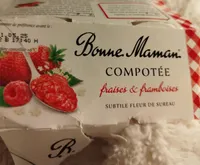 COMPOTÉE fraises & framboises SUBTILE FLEUR DE SUREAU