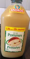 Jus de pommes pressés