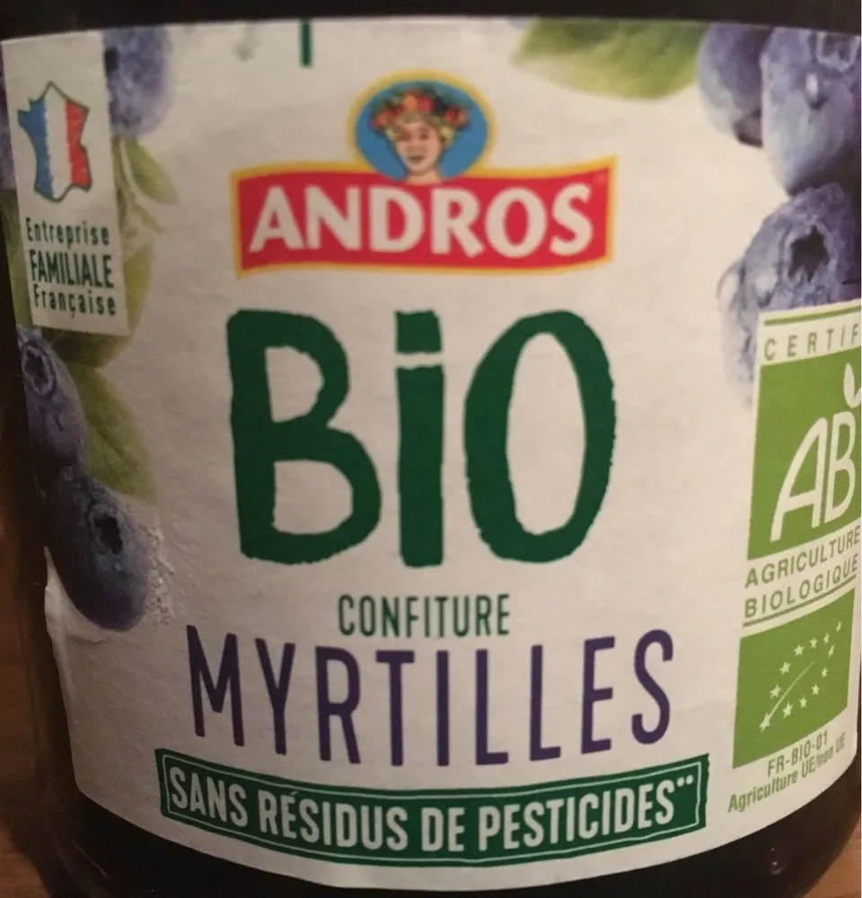 Confiture myrtilles