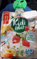 Kidi fruit - compotes pommes et fraises sans sucre ajoutés