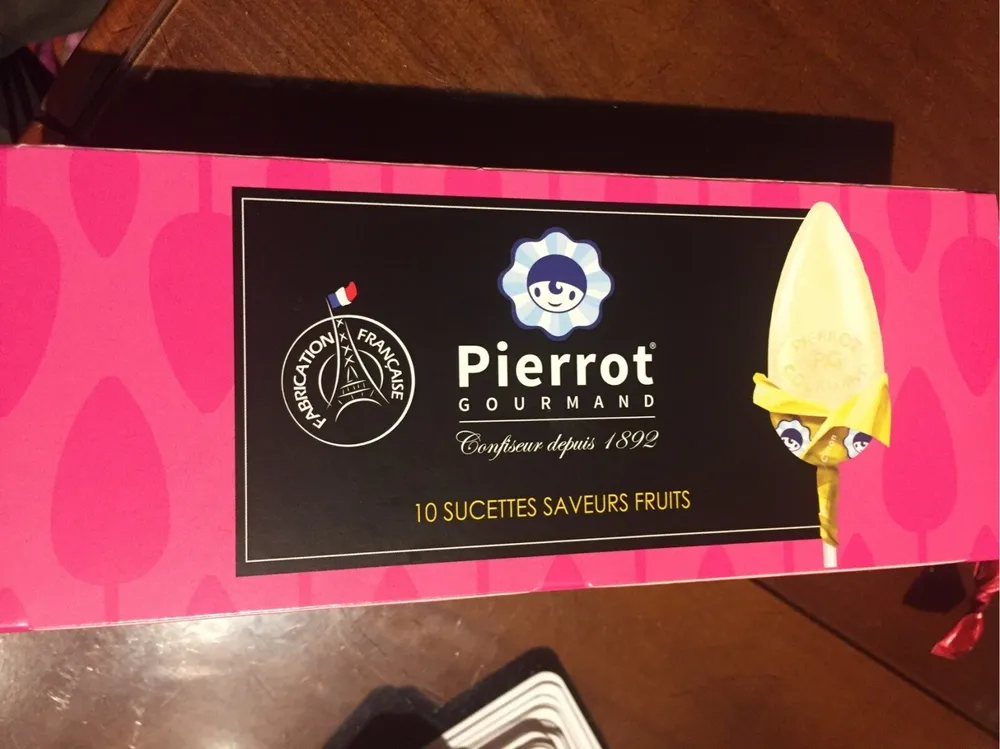 Sucettes aux fruits