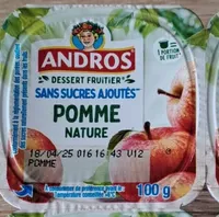Pomme nature sans sucres ajoutés