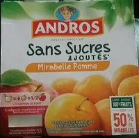 Compote ss ajoutés mirabelle pomme