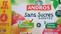 Dessert fruitier sans sucres ajoutes