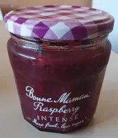 Reduced sugar raspberry extra jam