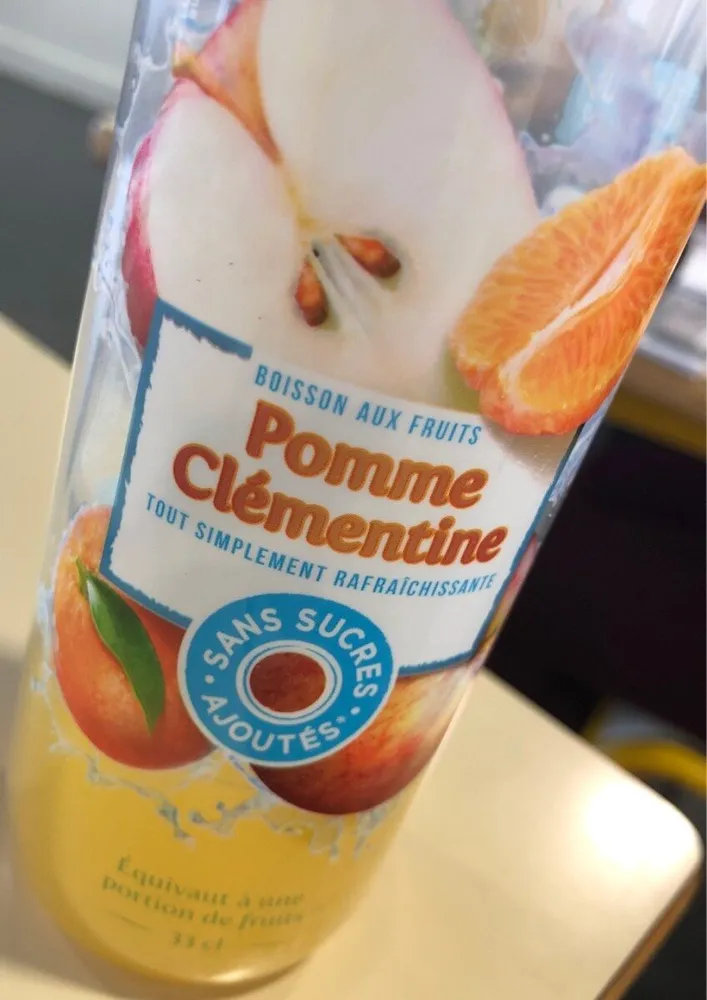 Boisson aux fruits pomme clementine