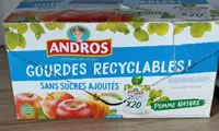Gourde recyclable pommes nature