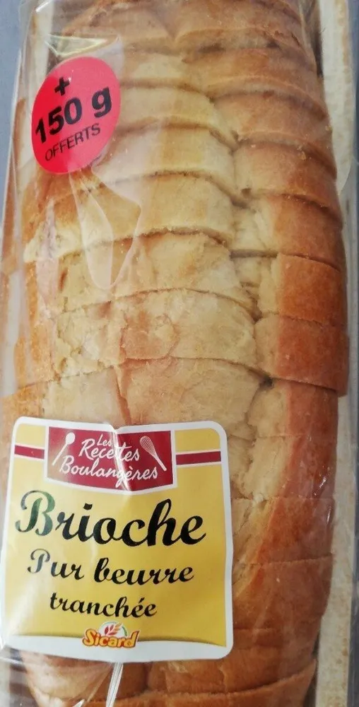 Brioche pur beurre tranchée