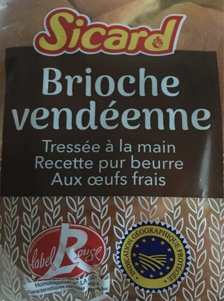 Brioche vendéenne