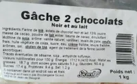 Gâche 2 chocolats