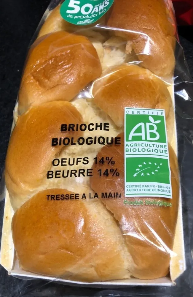 Brioche Biologique Pur Beurre