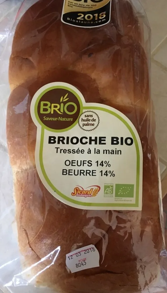 Brioche Bio Tressée à la main