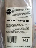 Brioche tressée bio
