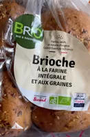 Brioche à la farine intégrale et aux graines