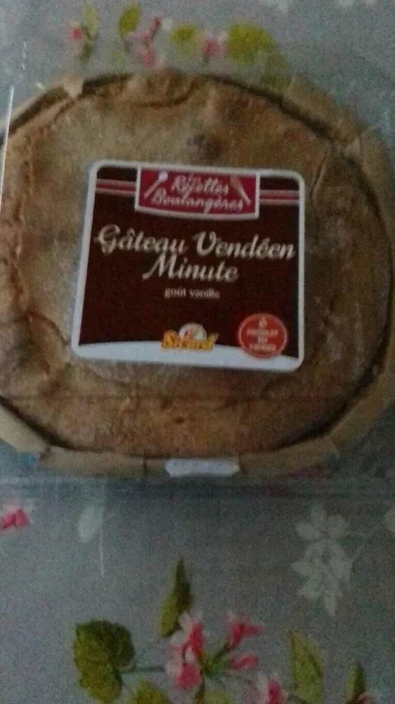 Gateau vendeen minute