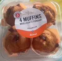 4 Muffins Framboise