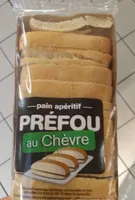 Pain apéritif préfou au chèvre