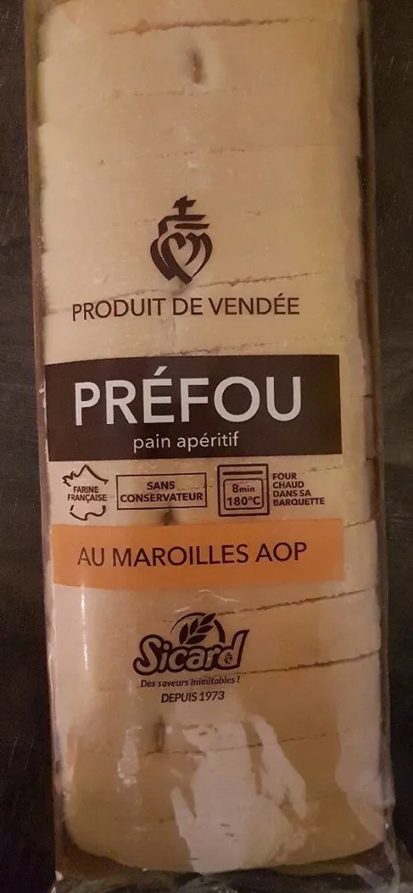 PREFOU, pain apéritif