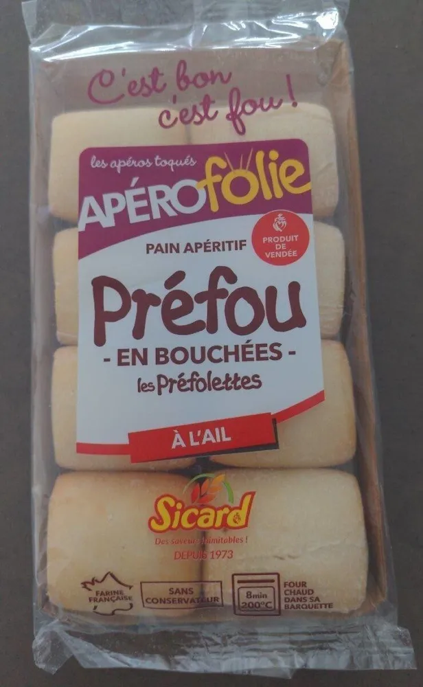 Préfou en bouchées à l'ail