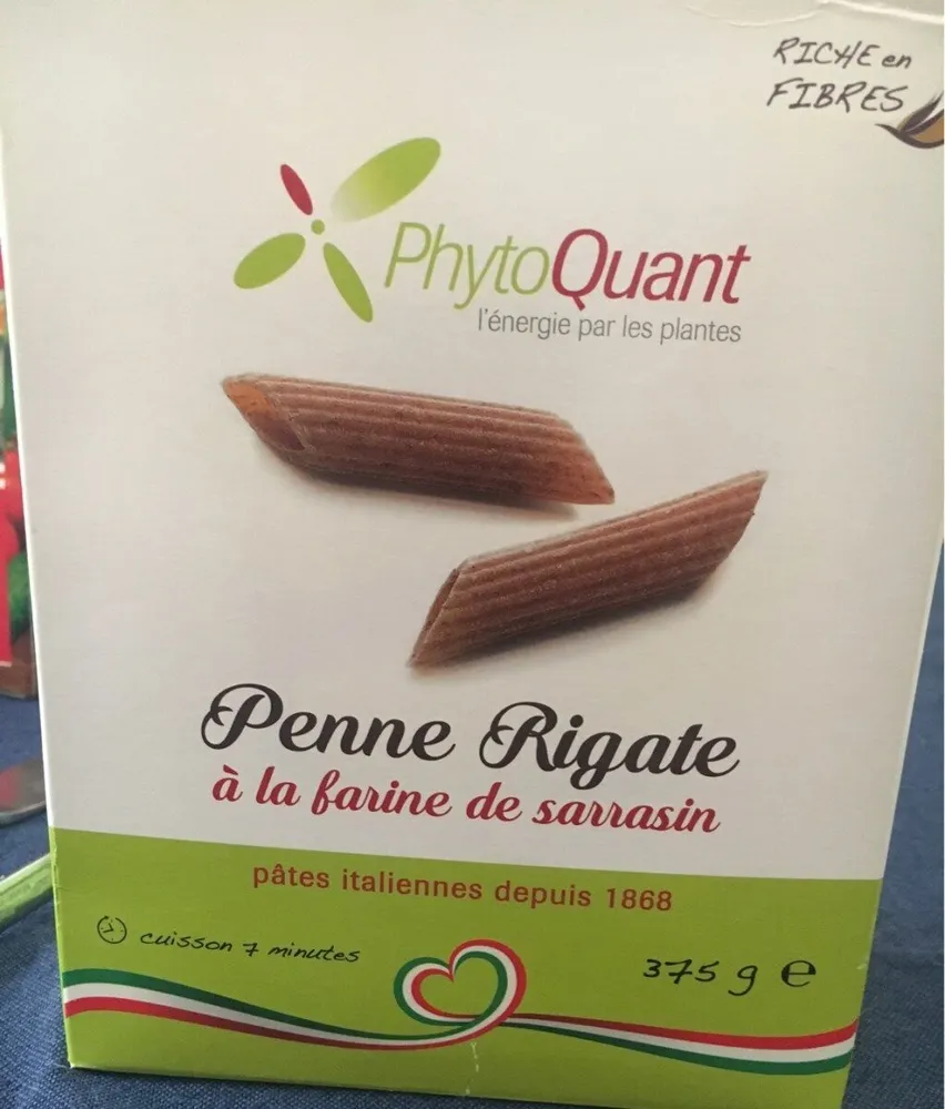 Penne rigate à la farine de sarrasin