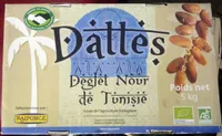 Dattes Deglet Nour de Tunisie