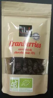 Cranberries Enrobées de Chocolat Noir 70%