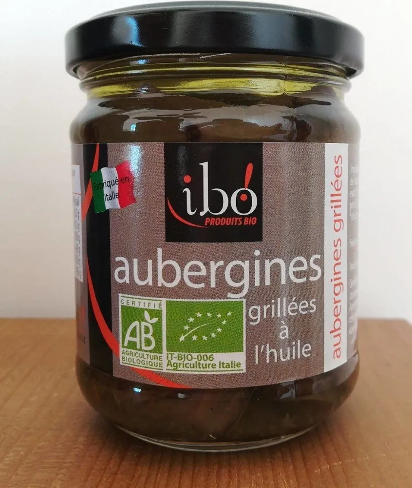 Aubergines grillées à l'huile