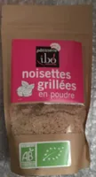 Noisettes grillées en poudre