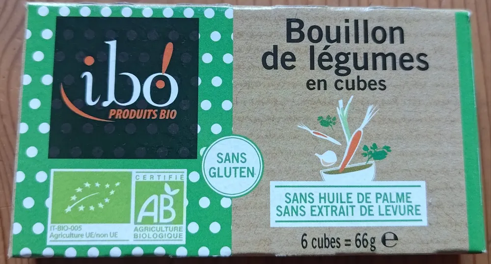 Bouillon de légumes en cubes