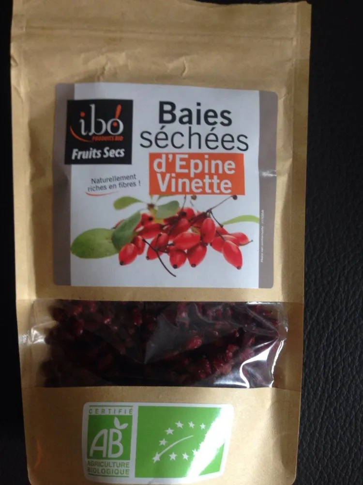 Baies séchées d'epine vinette