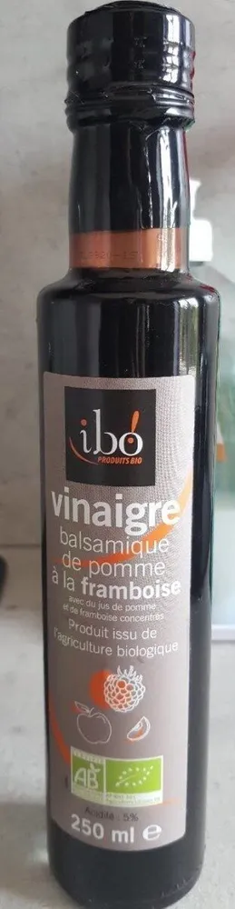 Vinaigre balsamique de pomme à la framboise
