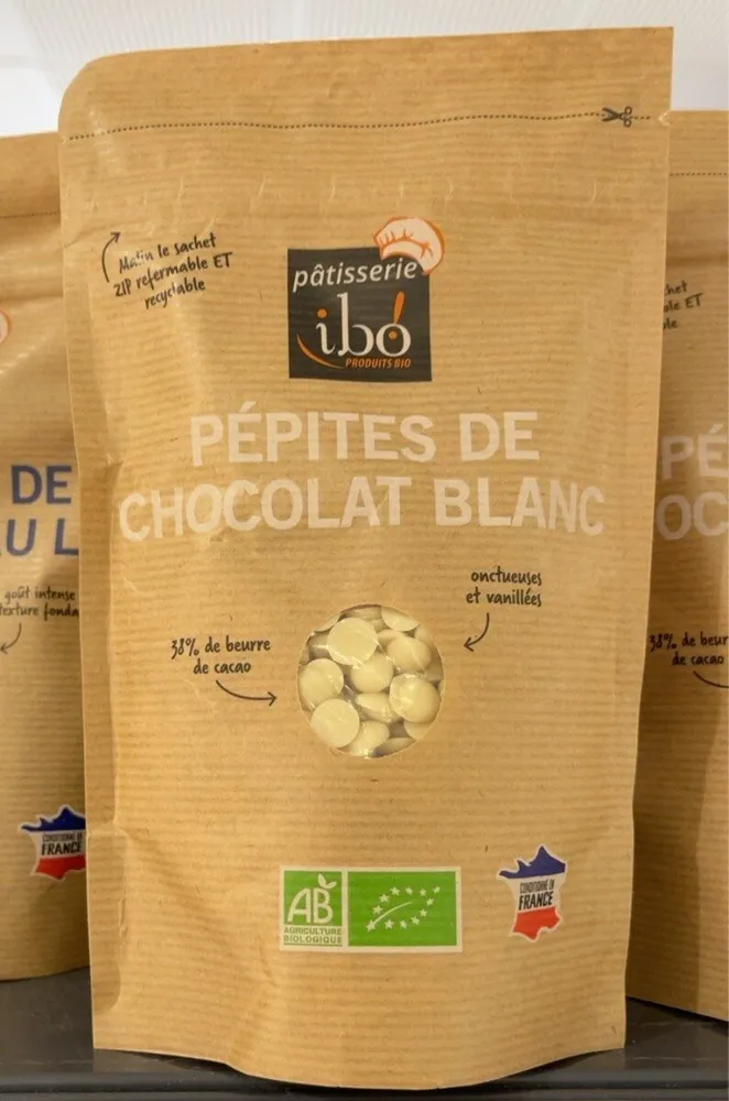 Pépites de chocolat blanc