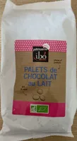 Palets de chocolat au lait