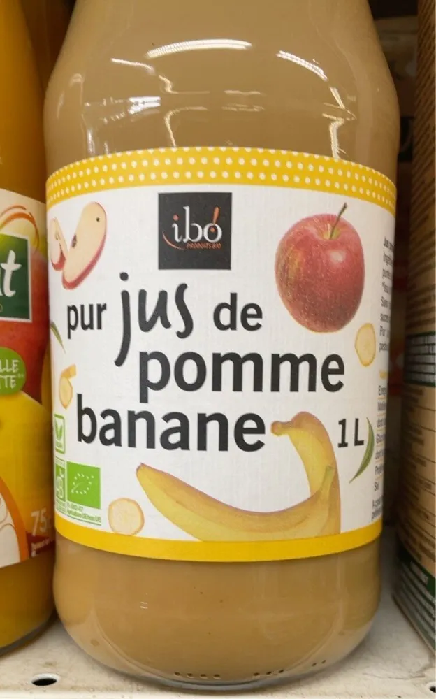Pur jus de pomme banane