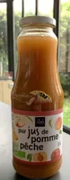 Pur jus de pomme pêche