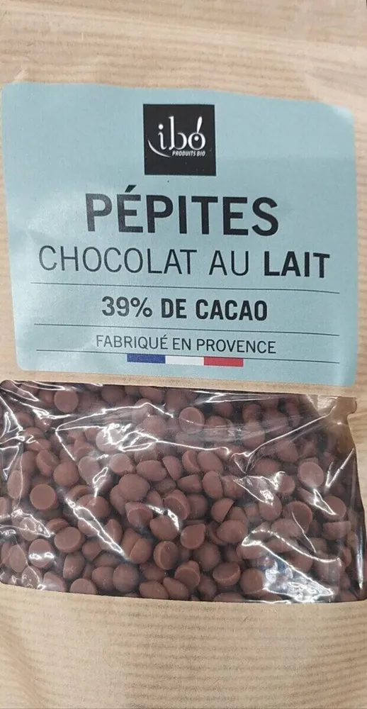 PÉPITES CHOCOLAT AU LAIT 39% DE CACAO