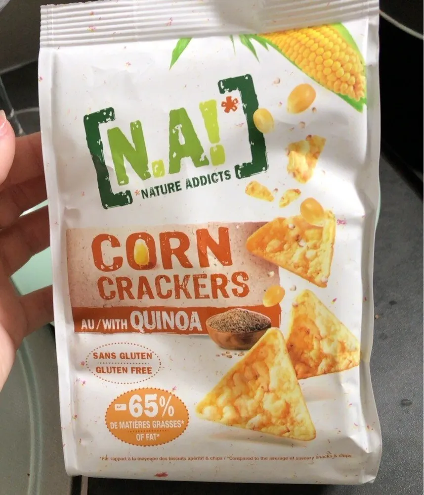 Corn crackers au quinoa