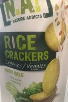 Rice crackers legumes/veggies