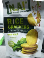 Rice crackers chou kale