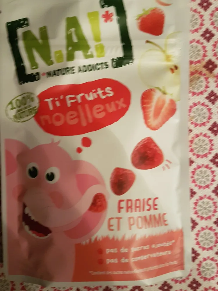 Ti' FRUITS moelleux Fraise et Pomme
