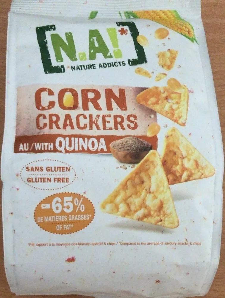 Corn crakers au quinoa