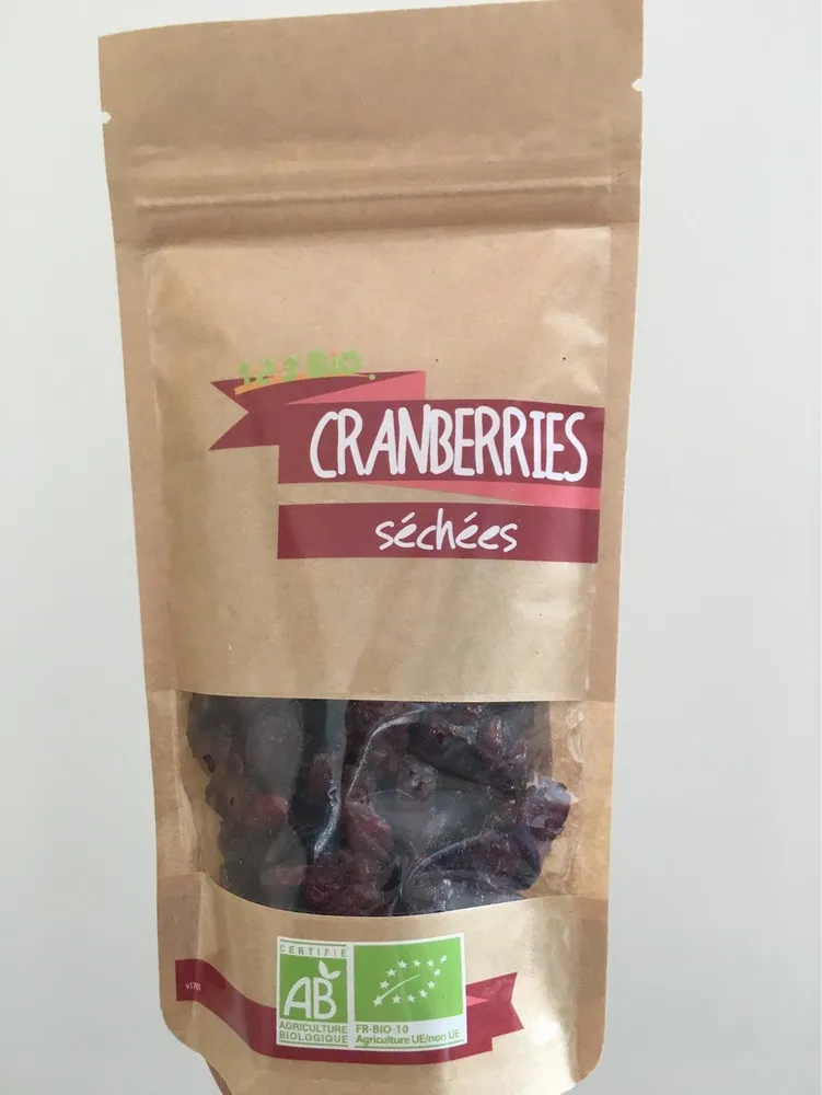 Cranberries séchées