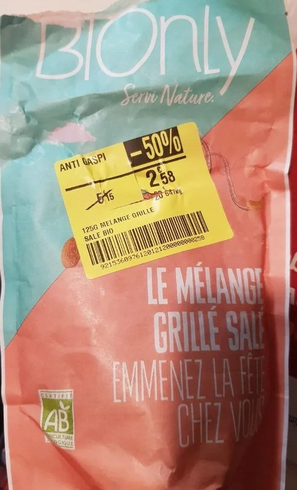 Le mélange grillé salé