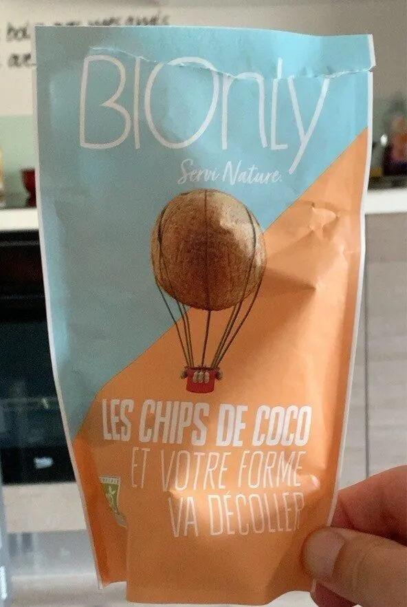 Les chips de coco