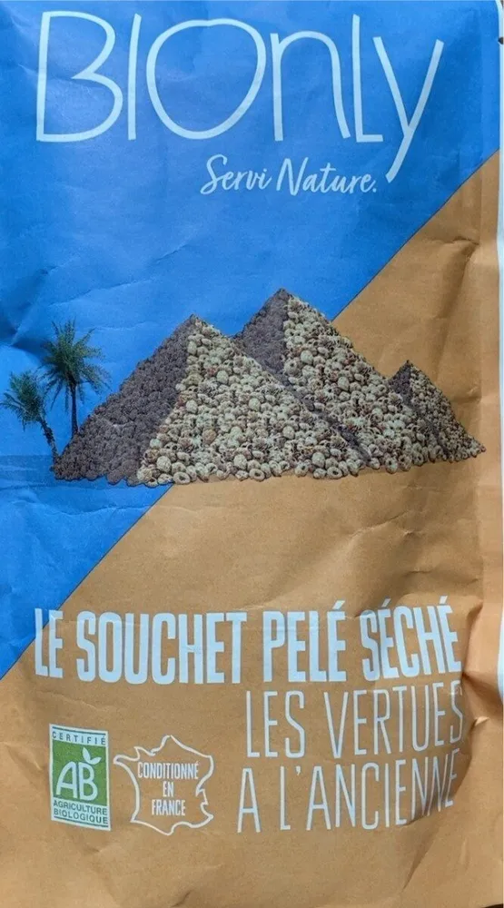 Le Souchet pelé séché