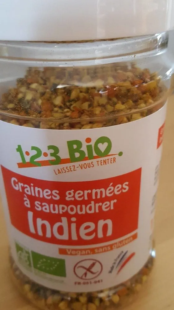 Graines germées à saupoudrer indien