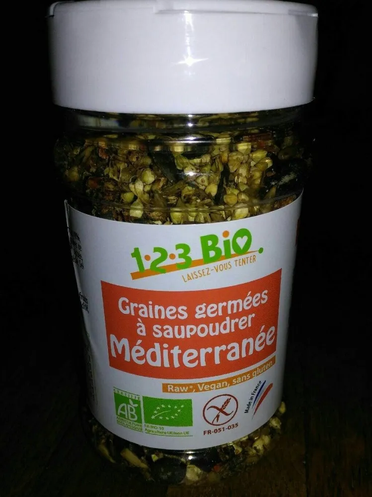 Graine germées à saupoudrer méditerranée