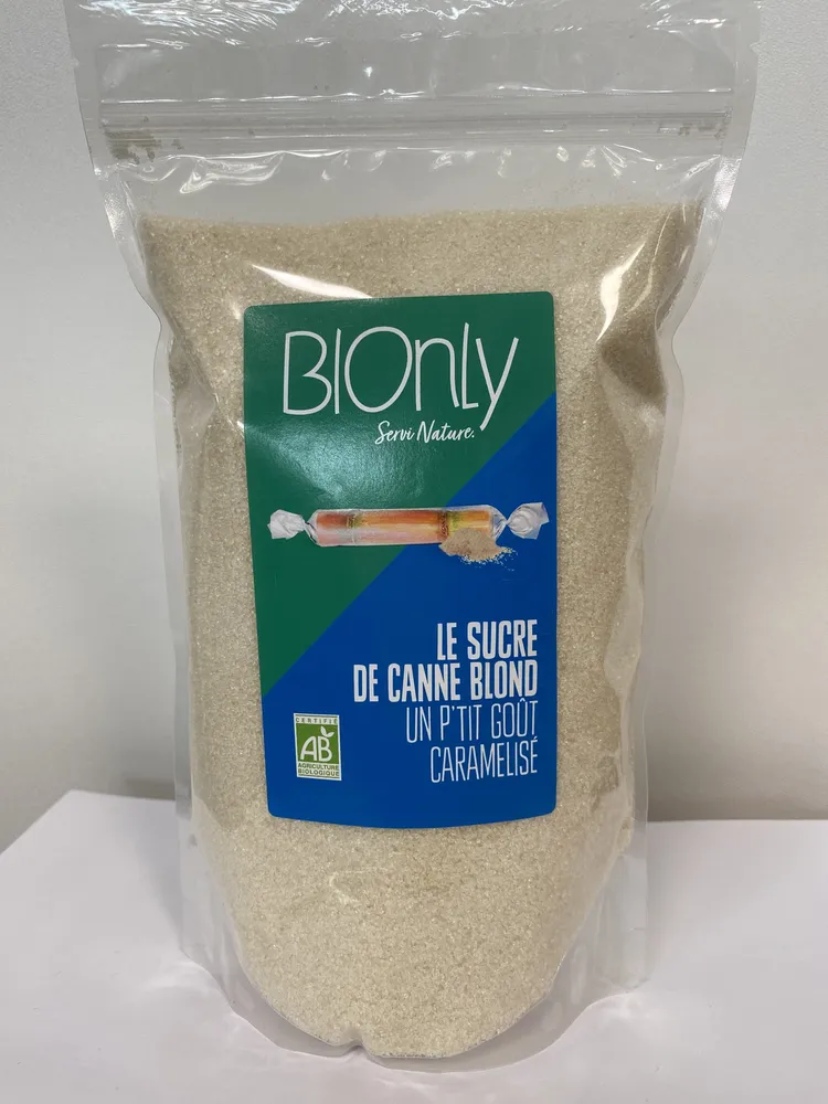 Sucre de canne blond