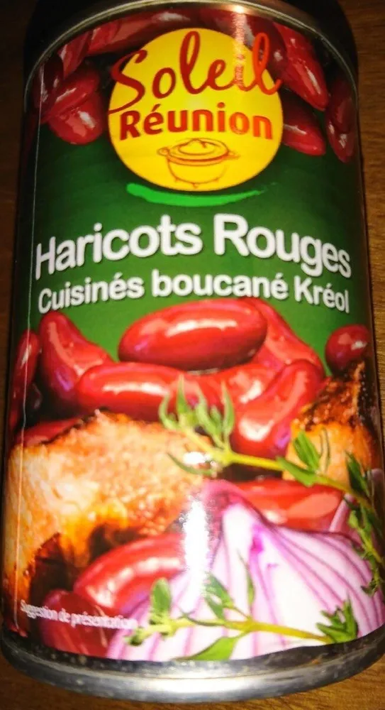 Haricots rouges cuisinés boucané Kréol