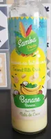 Boisson au lait de coco et banane